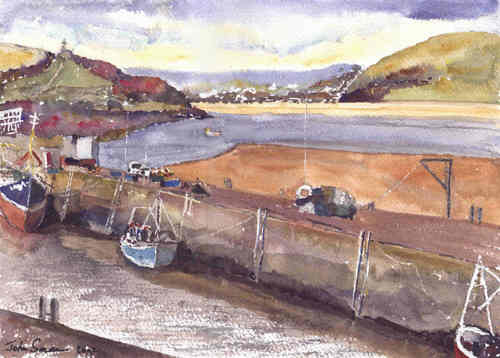 View from Seafood School window - Padstow Cornwall